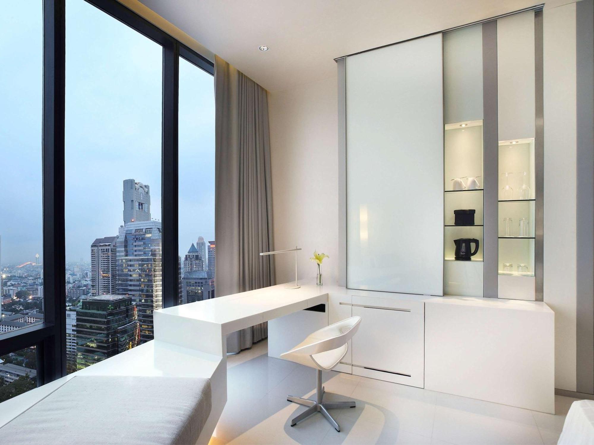 Kamar Twin SO COMFY dengan Pemandangan Taman atau Kota